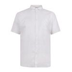 NORTH LATITUDE PLAIN LINEN S/S SHIRT-new arrivals-BIGMENSCLOTHING.CO.NZ