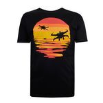 BRONCO SUNSET PRINTED T-SHIRT-new arrivals-BIGMENSCLOTHING.CO.NZ
