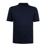 GAZMAN SINGLE WHITE STRIPE POLO-new arrivals-BIGMENSCLOTHING.CO.NZ