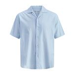 JACK & JONES BREEZE LINEN S/S SHIRT-new arrivals-BIGMENSCLOTHING.CO.NZ