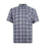 KAM 382 CHECK S/S SHIRT-new arrivals-BIGMENSCLOTHING.CO.NZ