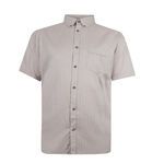 KAM 384 HERRINGBONE S/S SHIRT-new arrivals-BIGMENSCLOTHING.CO.NZ
