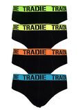 TRADIE 4 PACK HIPSTER BRIEF -new arrivals-BIGMENSCLOTHING.CO.NZ