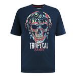 DUKE LINTON SKULL T-SHIRT-new arrivals-BIGMENSCLOTHING.CO.NZ