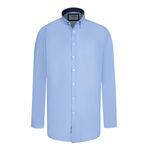 DUKE OXFORD TALL L/S SHIRT-new arrivals-BIGMENSCLOTHING.CO.NZ