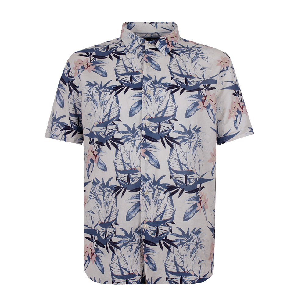 GAZMAN FLORAL PTINT S/S SHIRT