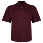 CIPOLLINI PLAIN S/S SHIRT-shirts casual & business-BIGMENSCLOTHING.CO.NZ